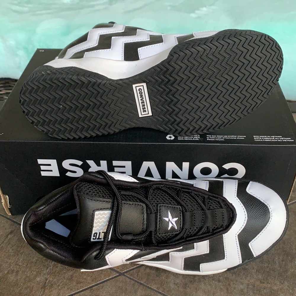 CONVERSE VLTG MID BLACK/WHITE/BLACK WMNS - Picture 7 of 15